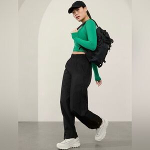 Athleta Rainout Traverse Pant // Black